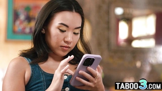 Asian teen wants her MILF stepmoms pussy