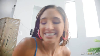 Abella Danger gets her holes fucked in cowgirl position
