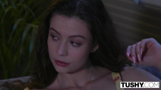 Sofi goes ass to mouth with sister's hubbie