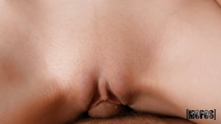 Small titted FoxyElf gets her shaved pussy nailed