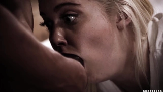 Chloe Couture is sucking the huge black shaft