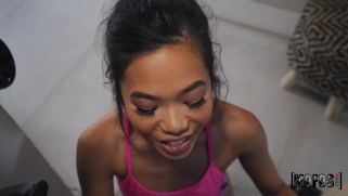 Vina Sky gives nice blowjob in POV
