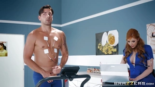 Doctor Lauren Phillips is testing Ryan Driller