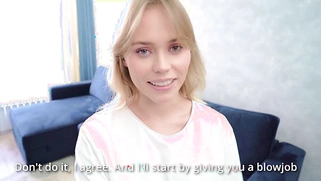 Beautiful Blonde Stepsister Gets Anal Fucked