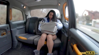Arish Lamborghini is playing with vibrator on the backseat