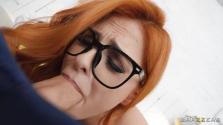 Mina Von D in glasses is sucking Jordi's cock