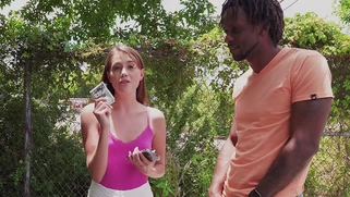 Selena Love gets picked up by Jay Bangher on the street