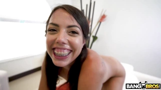 Rachel Rivers is sucking Tyler Steel's big cock