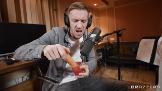 Daisy May is sucking Danny D's huge cock