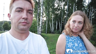 Picked up MILF gets fucked hard outdoors