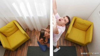 Czech Taylee Wood is sucking Jordi's cock