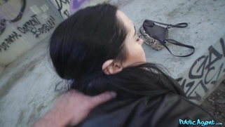 Latina Zoe Doll gets banged standing